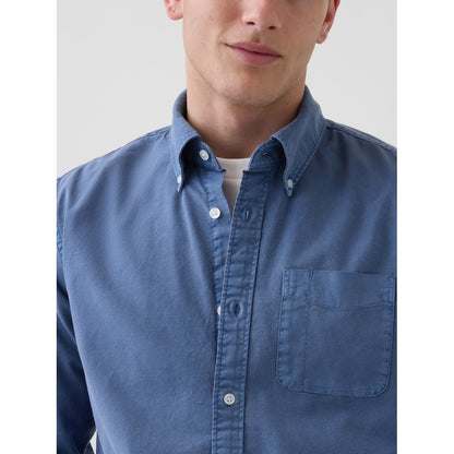 Men's Plaid Oxford Button-Down Shirt