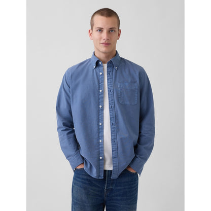 Men's Plaid Oxford Button-Down Shirt