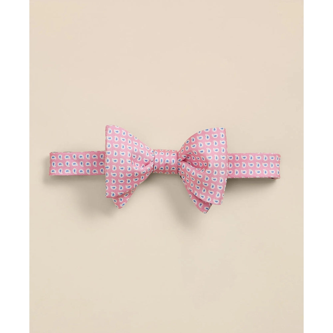 Silk Mini Paisley Bow Tie