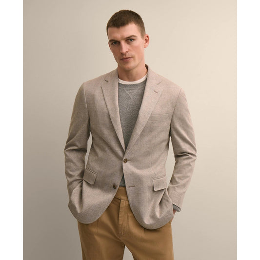 Classic Fit Cotton Jacquard Knit Sport Coat