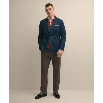 Classic Fit Linen-Cotton Knit Sport Coat