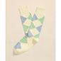 Cotton Blend Argyle Socks
