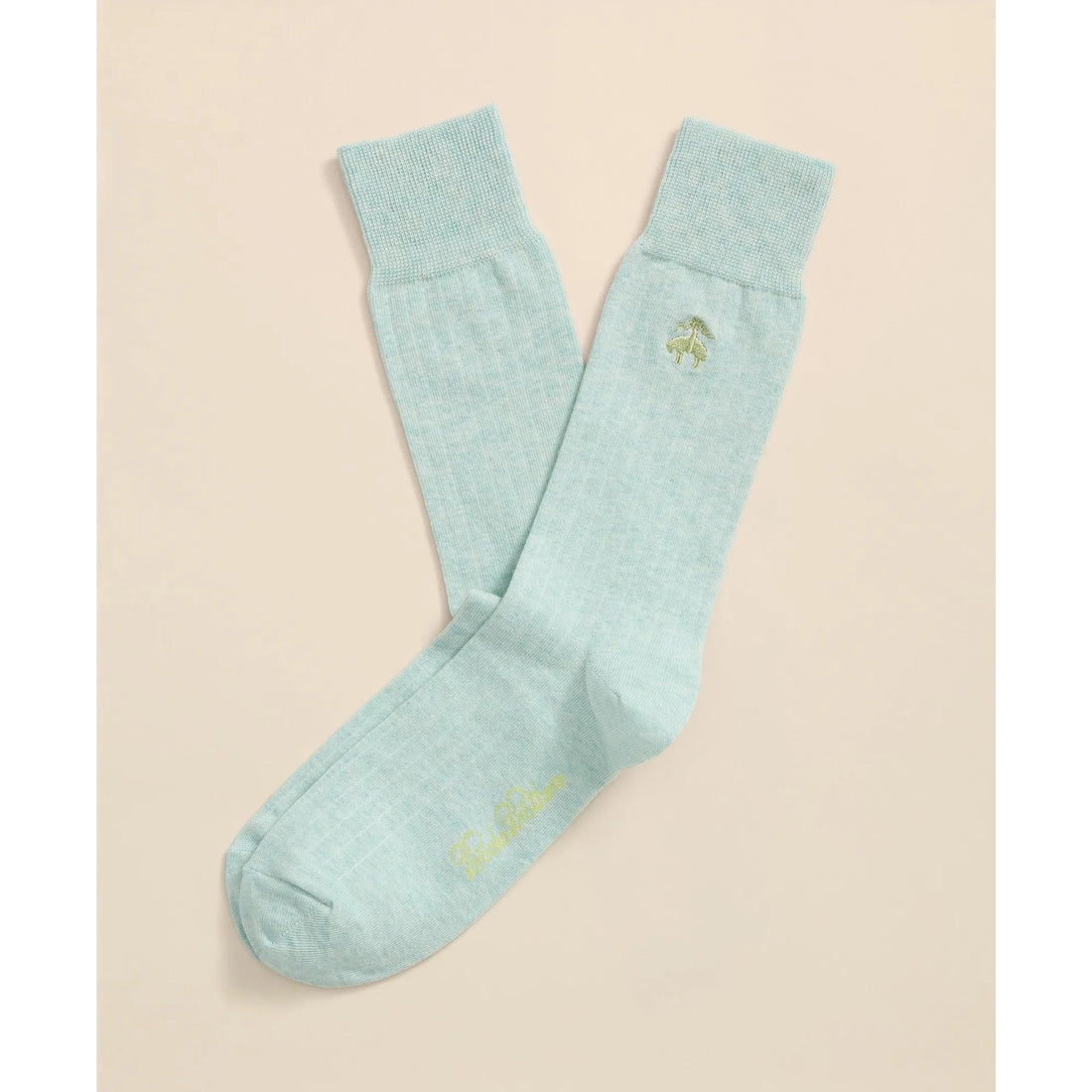 Cotton Blend Ribbed Socks