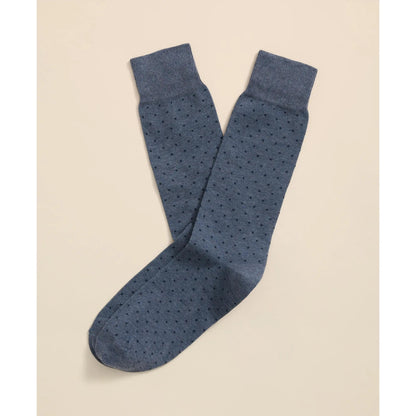 Cotton-Blend Mini-Dot Socks