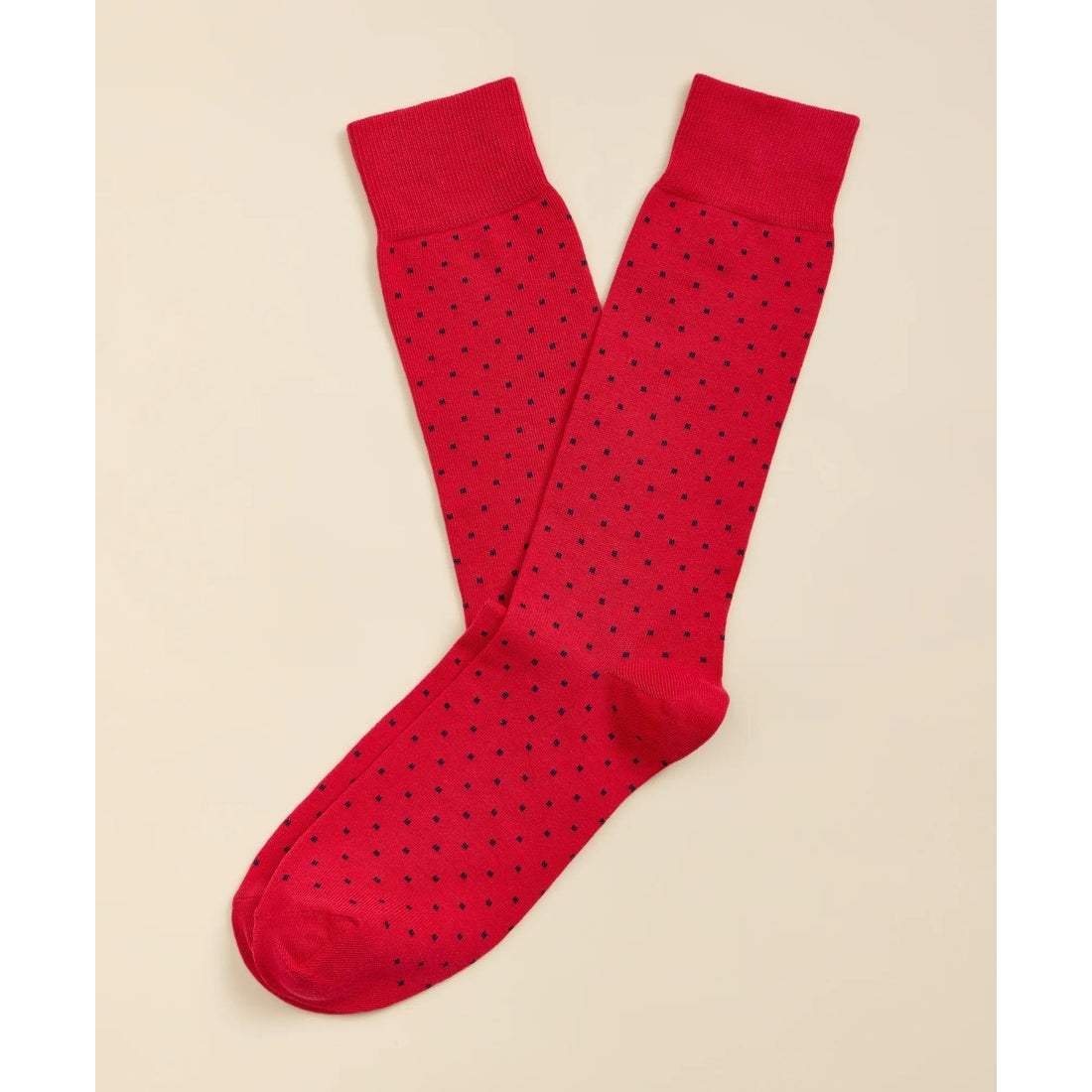 Cotton-Blend Mini-Dot Socks