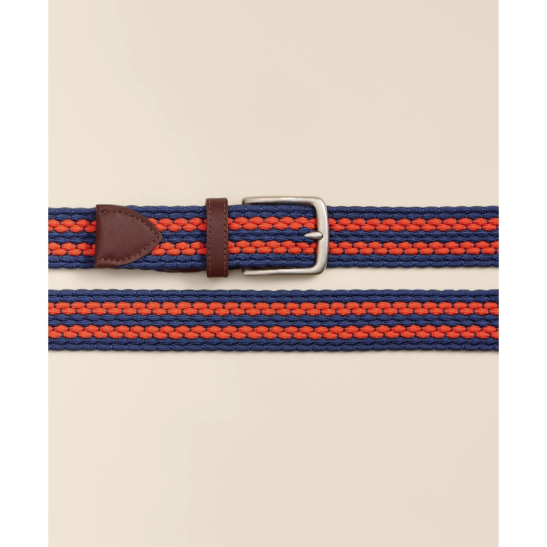 Stretch Woven Stripe Belt