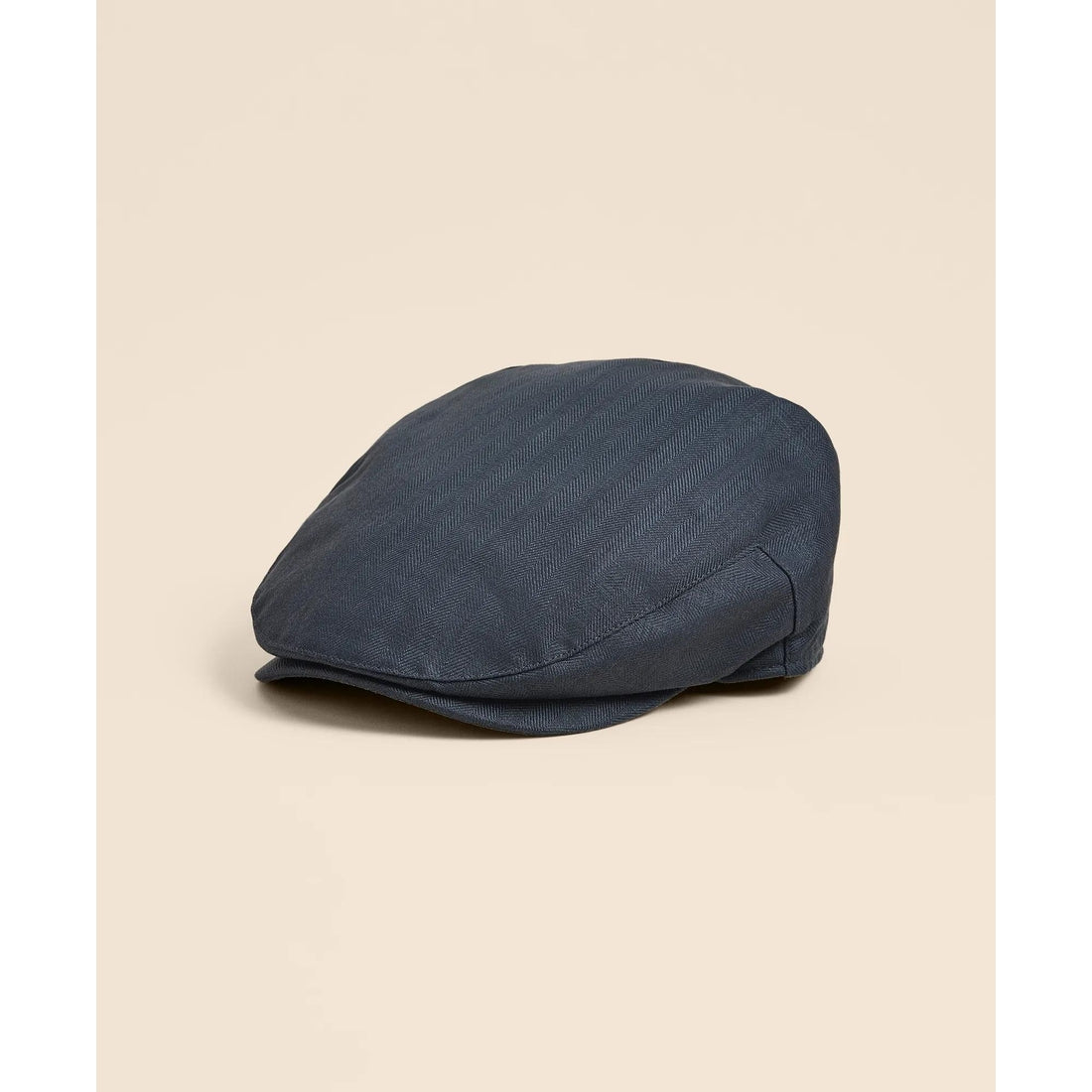 Linen Blend Herringbone Ivy Cap