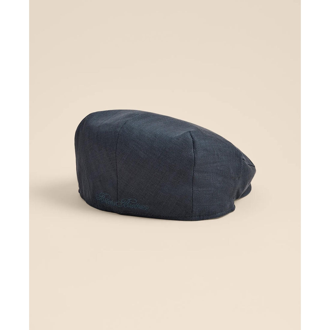 Linen Blend Herringbone Ivy Cap