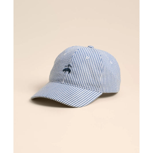 Cotton Seersucker Baseball Hat