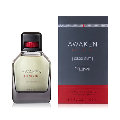 New! Tumi Men's Awaken Distilled [08:00 Gmt] Extrait de Parfum Spray, 3.4 oz.