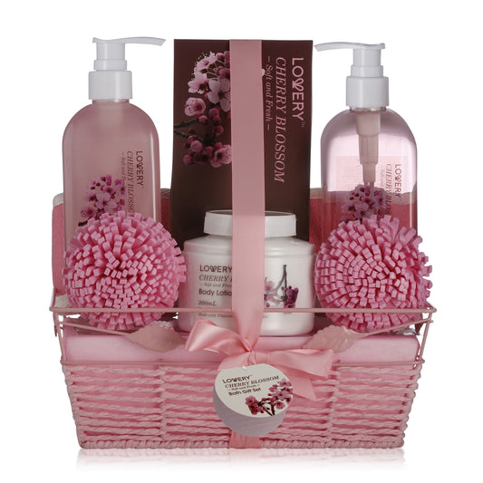 Lovery Home Spa Body Care Gift Set in Cherry Blossom