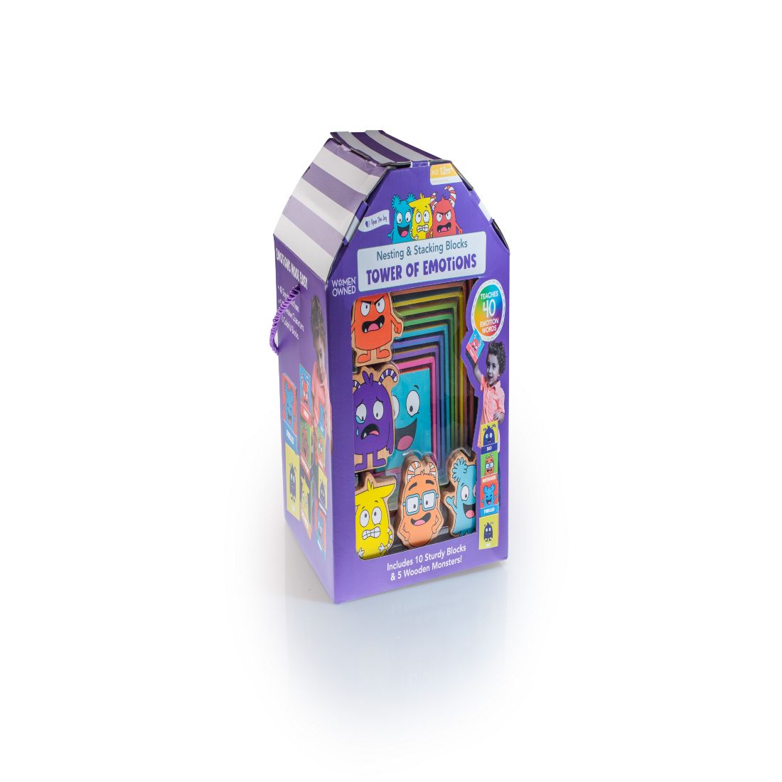 Open The Joy Tower of Emotions Building Game