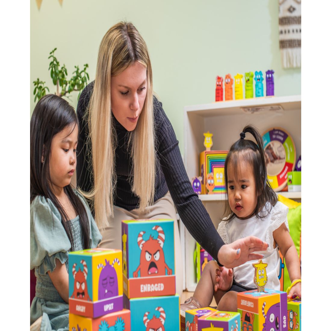 Open The Joy Tower of Emotions Building Game