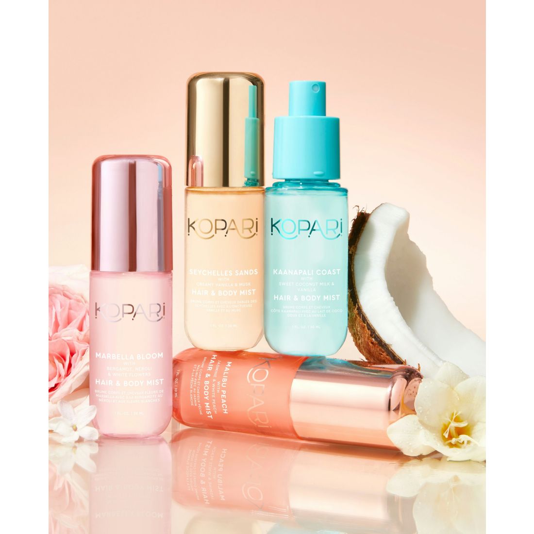 Kopari Beauty 4-Pc. Scents of Paradise Hair and Body Mist Kit