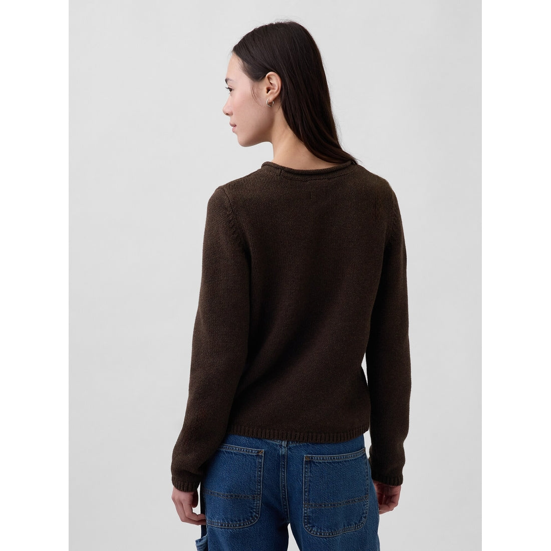 Women's 100% Cotton Rollneck Sweater