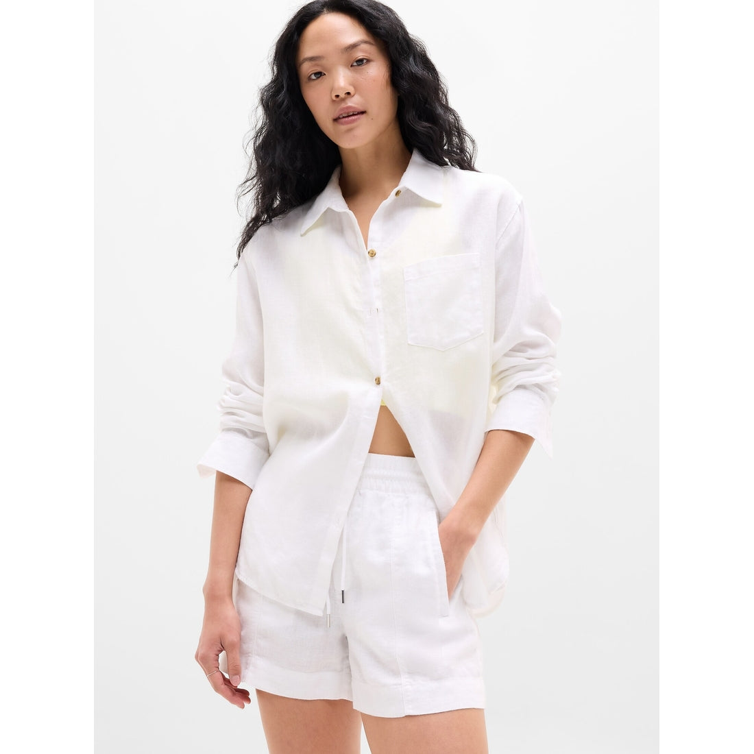 Women's Retreat Linen Top
