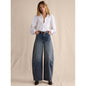 Women's High-Rise Loose Barrel Jean