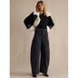 Women's High-Rise Loose Barrel Jean