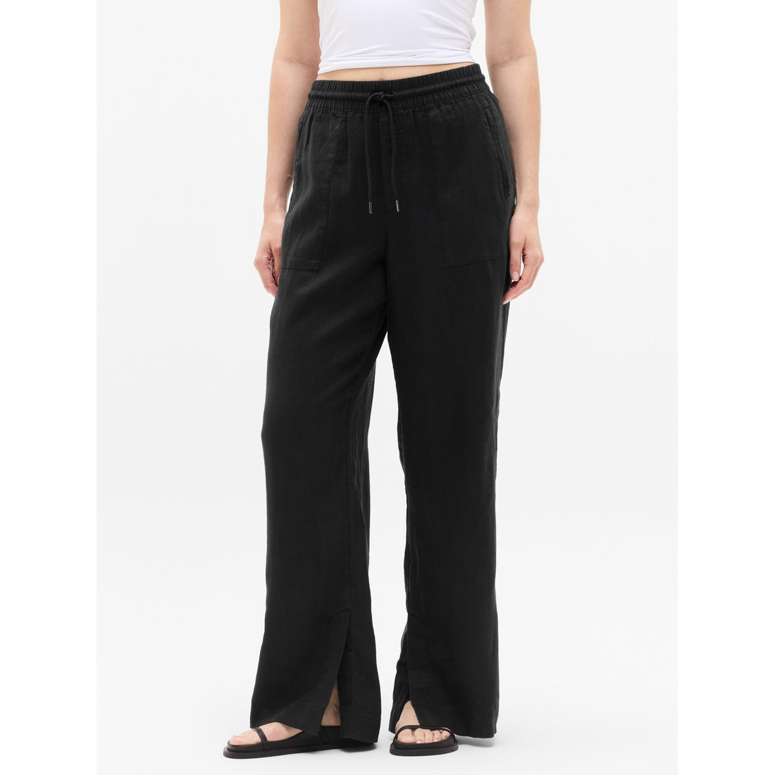 Women's Retreat Linen High Rise Wide Leg Pant