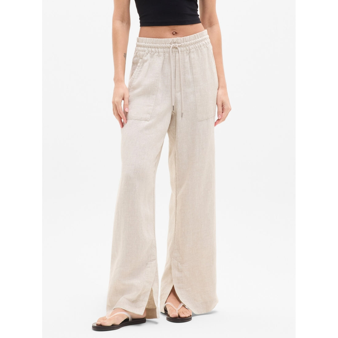 Women's Retreat Linen High Rise Wide Leg Pant