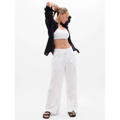 Women's Retreat Linen High Rise Wide Leg Pant