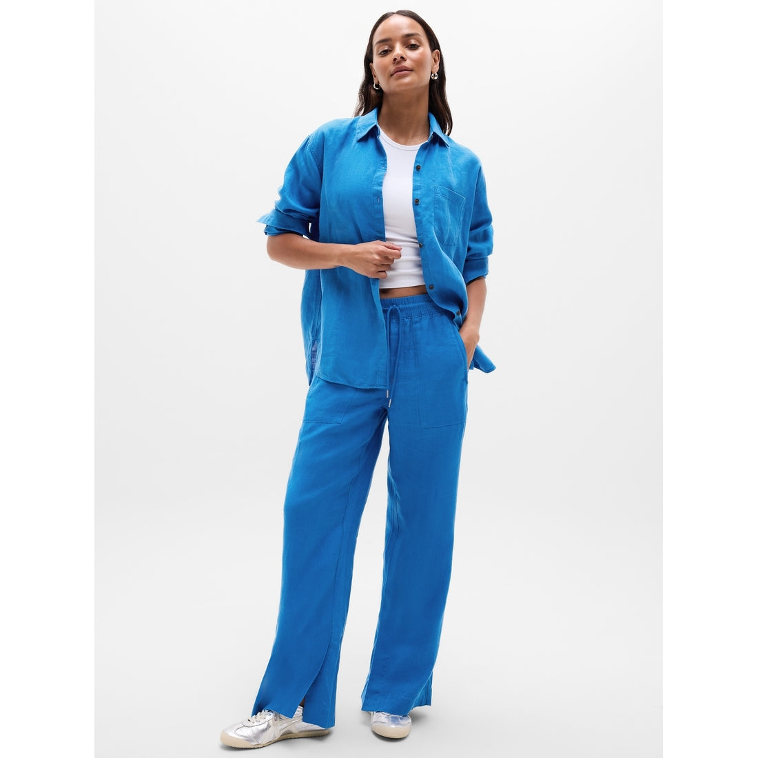 Women's Retreat Linen High Rise Wide Leg Pant