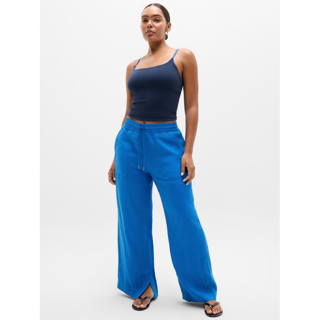 Women's Retreat Linen High Rise Wide Leg Pant