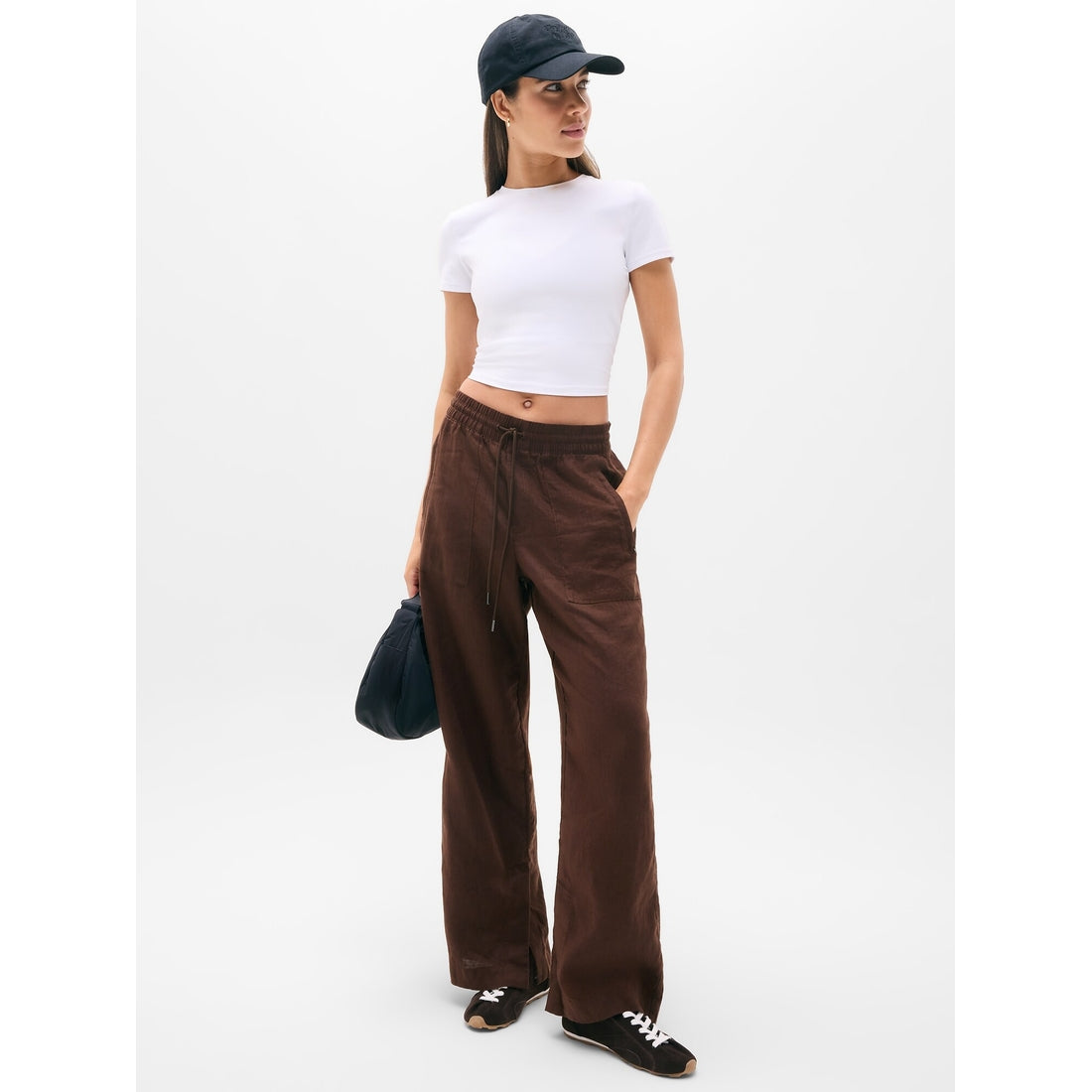 Women's Retreat Linen High Rise Wide Leg Pant