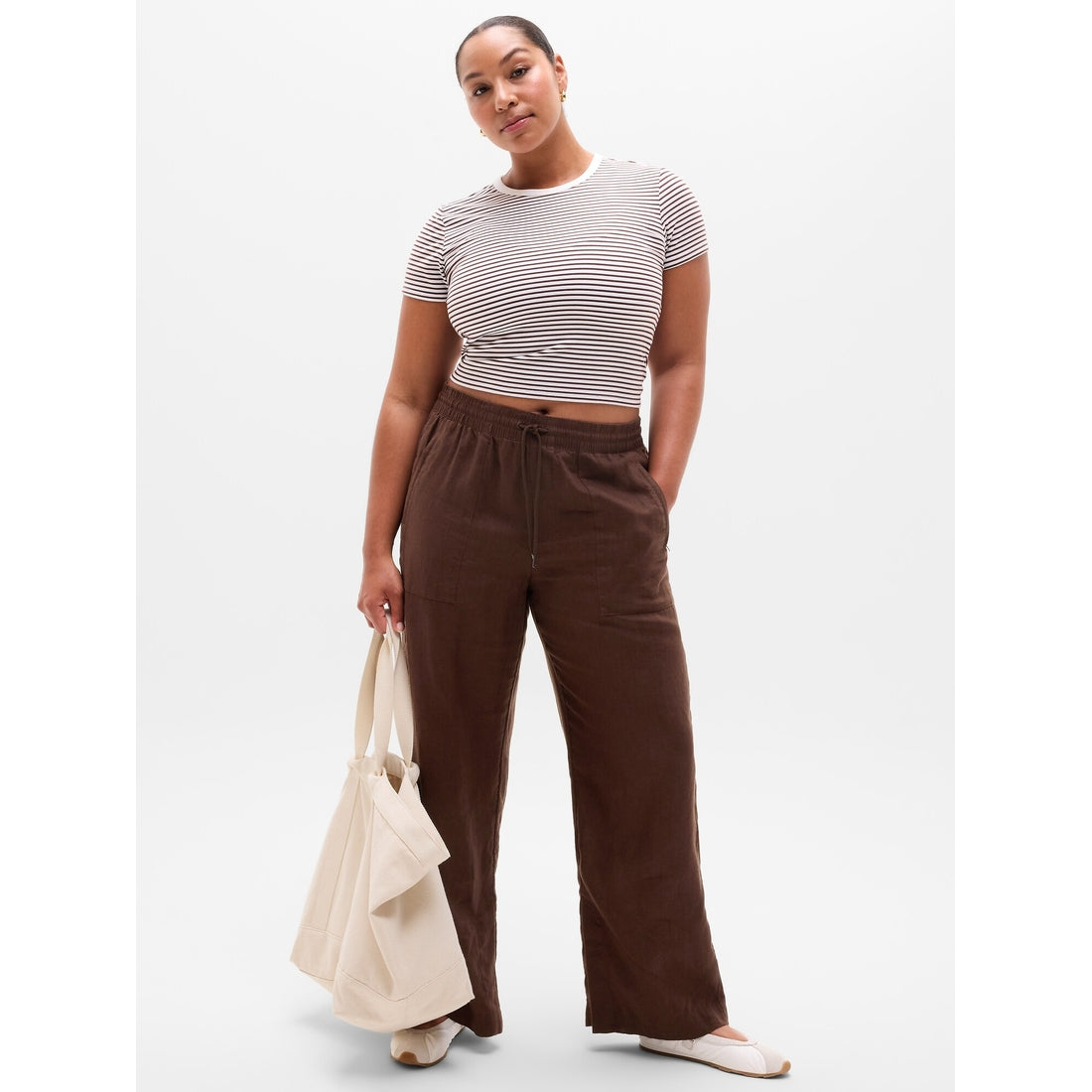 Women's Retreat Linen High Rise Wide Leg Pant