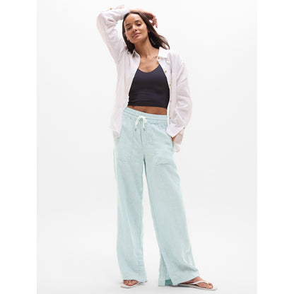 Women's Retreat Linen High Rise Wide Leg Pant