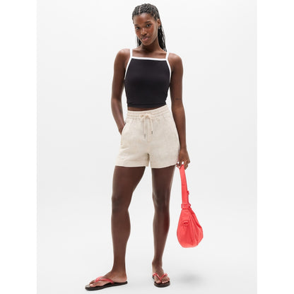 Women's Retreat Linen Mid Rise 4" Short