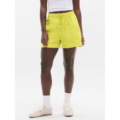 Women's Retreat Linen Mid Rise 4" Short
