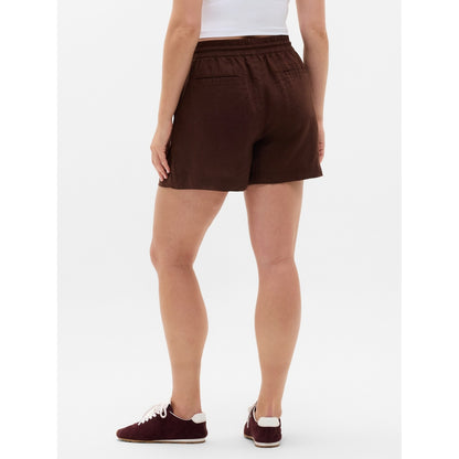 Women's Retreat Linen Mid Rise 4" Short