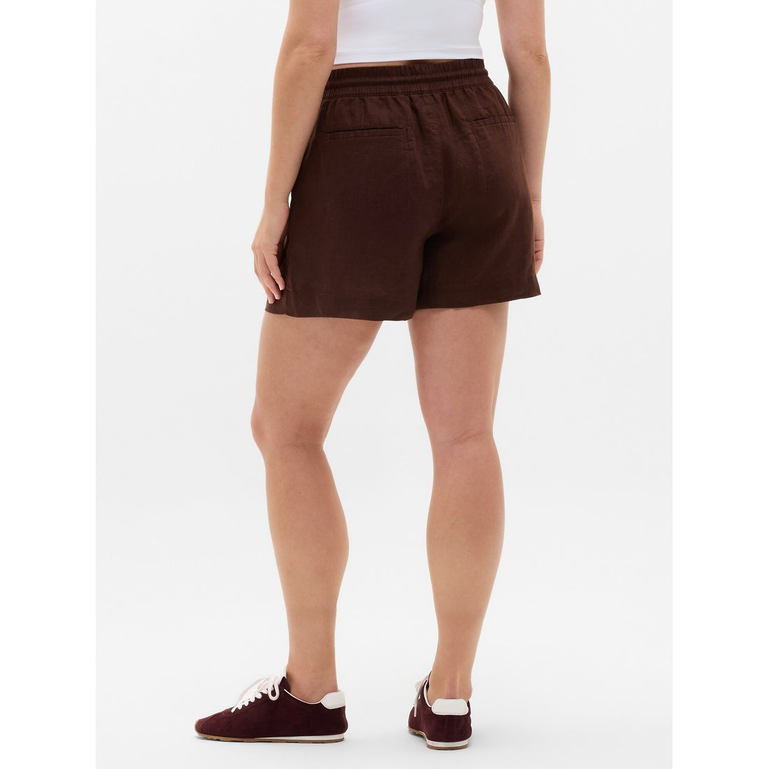 Women's Retreat Linen Mid Rise 4" Short