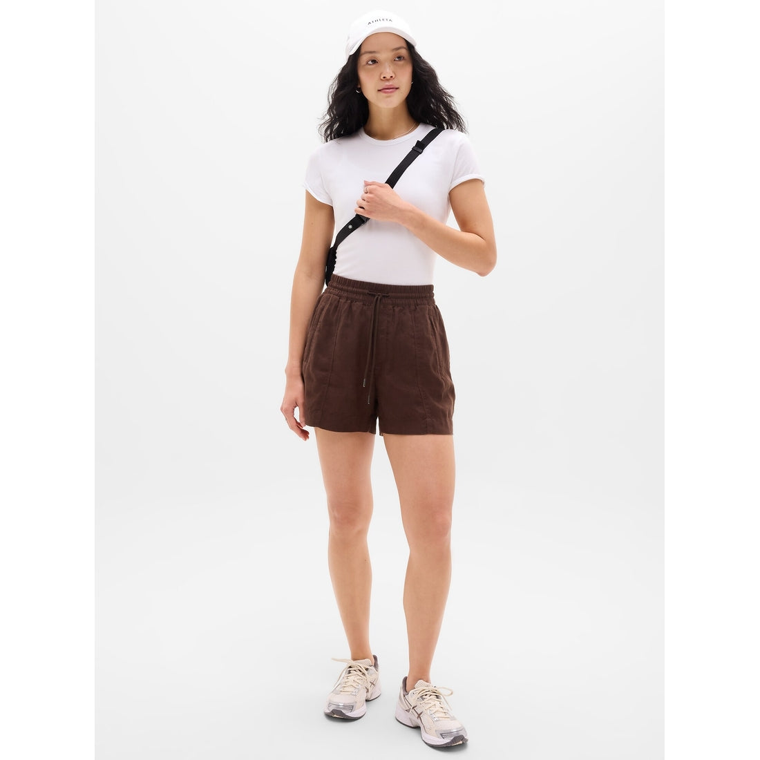 Women's Retreat Linen Mid Rise 4" Short