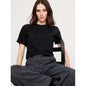 Women's Cotton Slub Boyfriend Crew-Neck T-Shirt