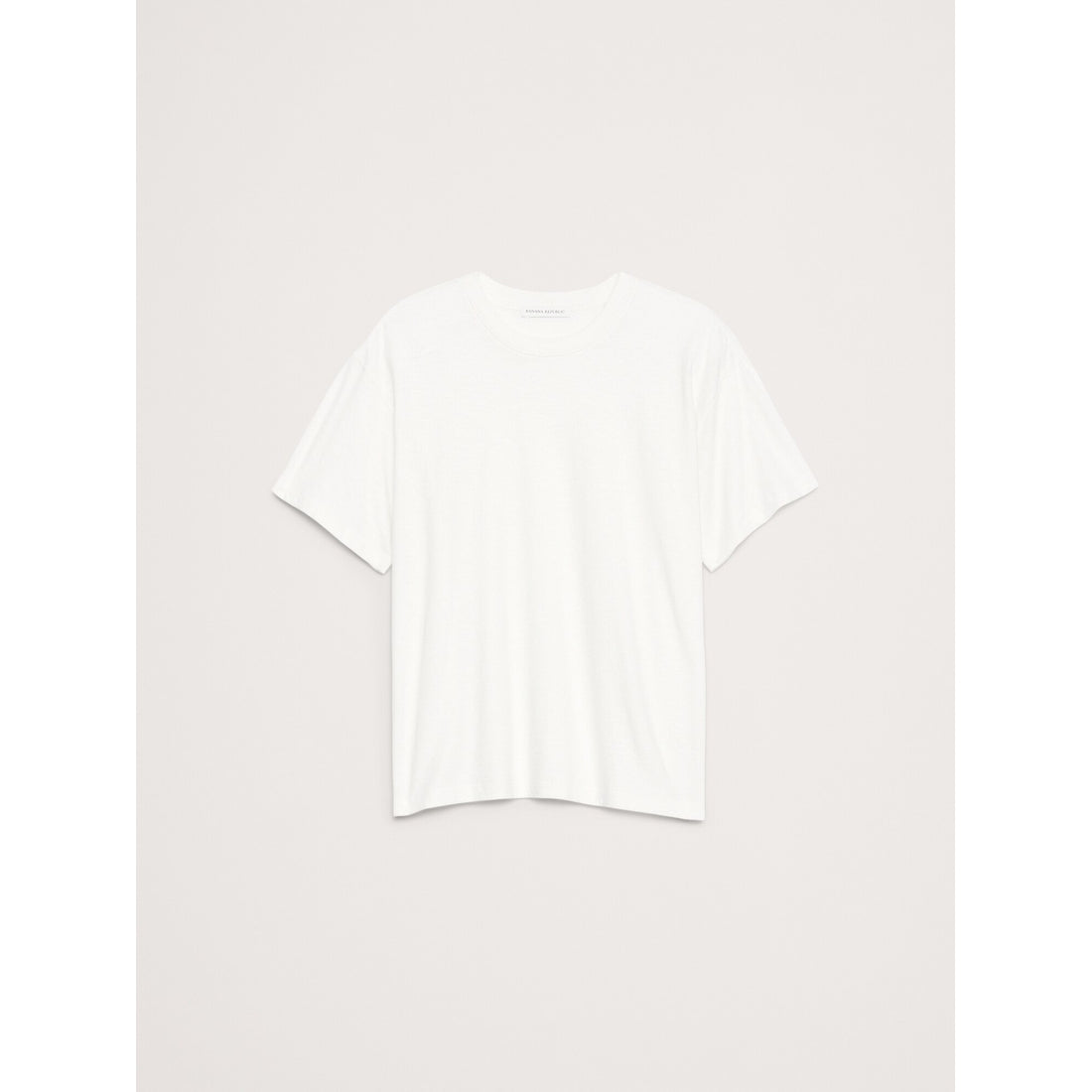 Women's Cotton Slub Boyfriend Crew-Neck T-Shirt