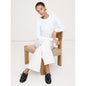 Women's Ribbed Crew-Neck T-Shirt