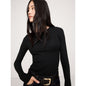 Women's Ribbed Crew-Neck T-Shirt