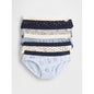 Girls' Organic Stretch Cotton Bikini Briefs (5-Pack)