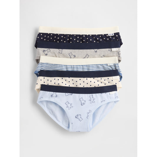 Girls' Organic Stretch Cotton Bikini Briefs (5-Pack)