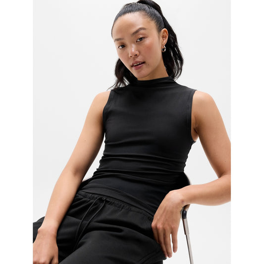 Women's Signature Rib Mock Neck Tank