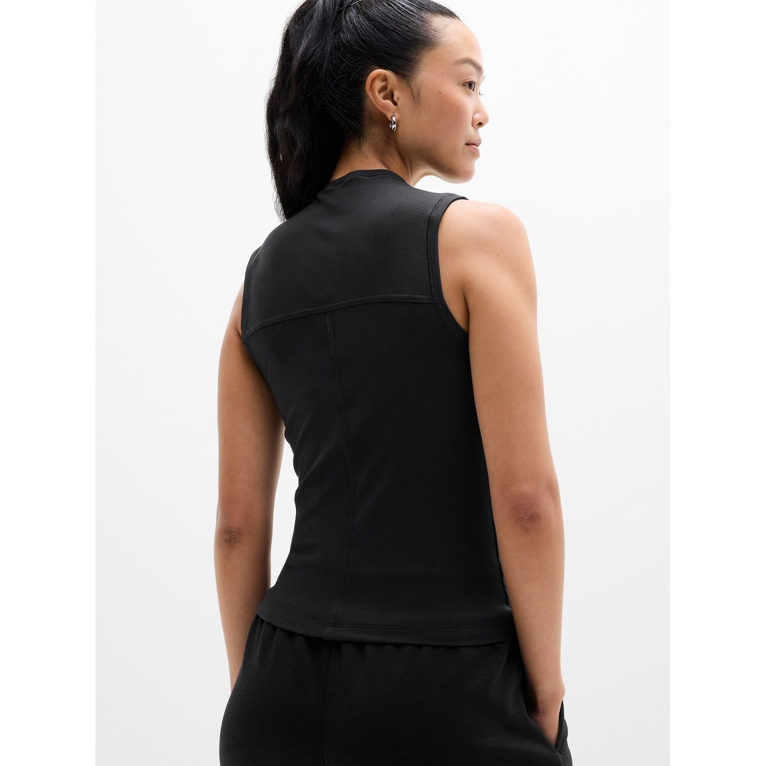 Women's Signature Rib Mock Neck Tank