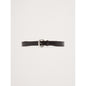 Women's Topstitch Leather Tapered Belt