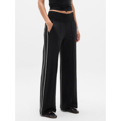 Women's Venice High Rise Track Stripe Wide Leg Pant