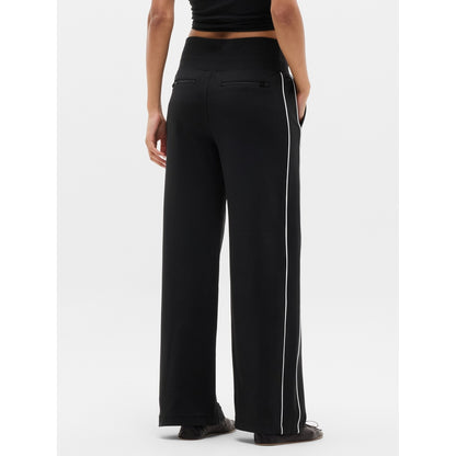 Women's Venice High Rise Track Stripe Wide Leg Pant