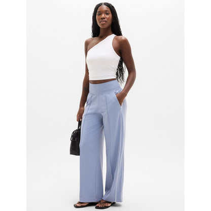 Women's Venice High Rise Track Stripe Wide Leg Pant