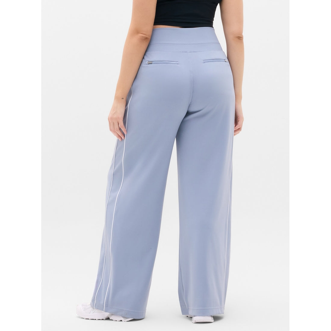 Women's Venice High Rise Track Stripe Wide Leg Pant