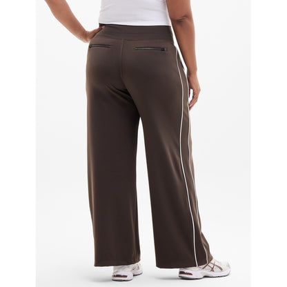 Women's Venice High Rise Track Stripe Wide Leg Pant