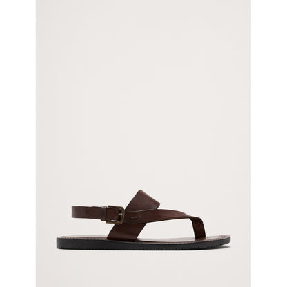 Men's Leather Criss-Cross Sandal
